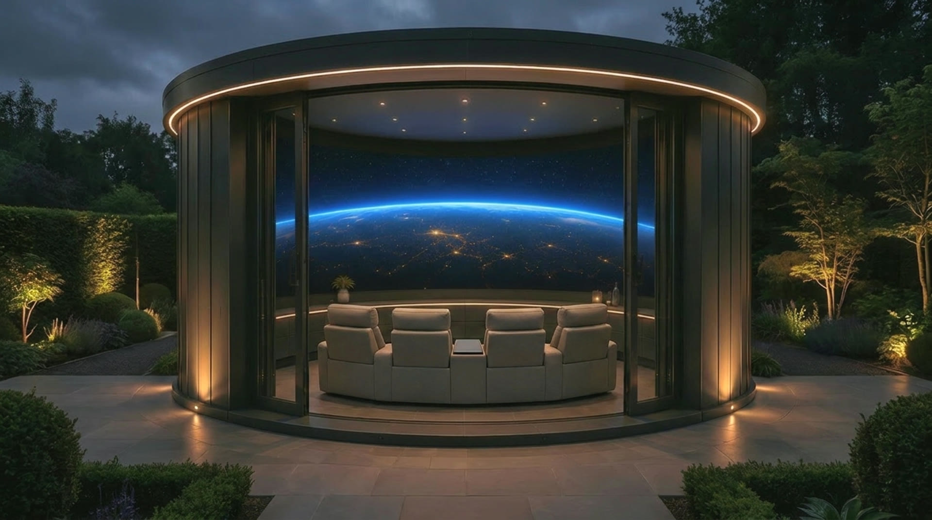 Halo 6 Grand interior with four-seat recliner